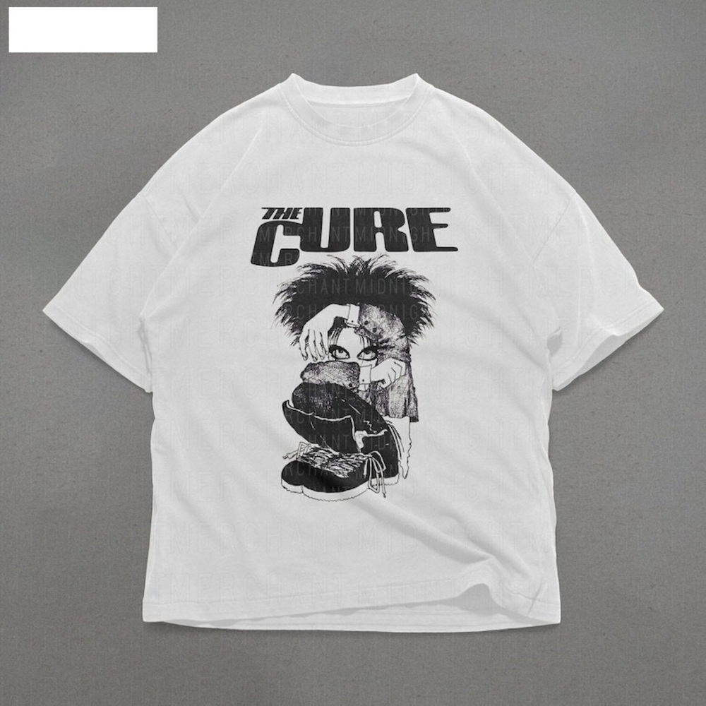 The Cure Band Retro Goth Rock Graphic Fan Classic Concert Style T-Shirt